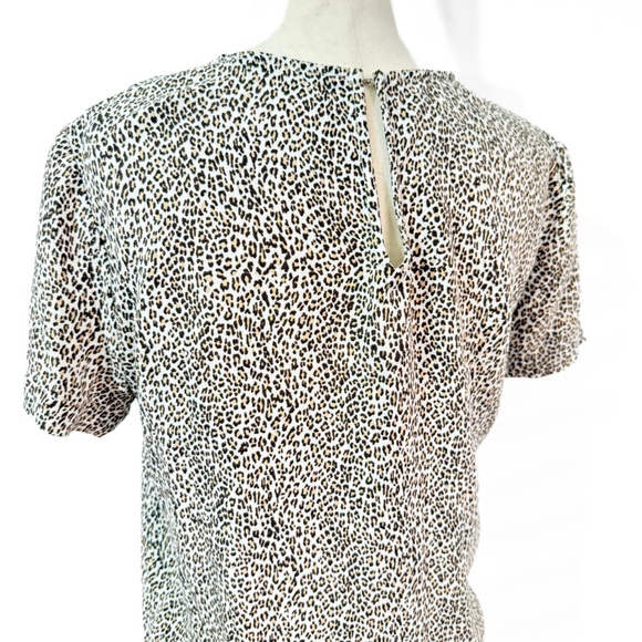 NWOT Jenni Kayne Leopard Print Soft Tee Dress S - Picture 3 of 7